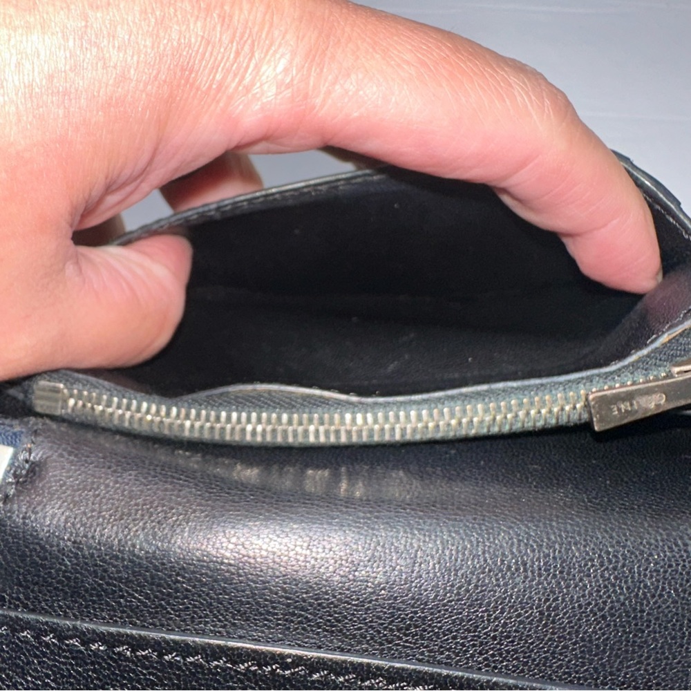 Celine Vintage Multifuction Grained Calfskin Dark… - image 6